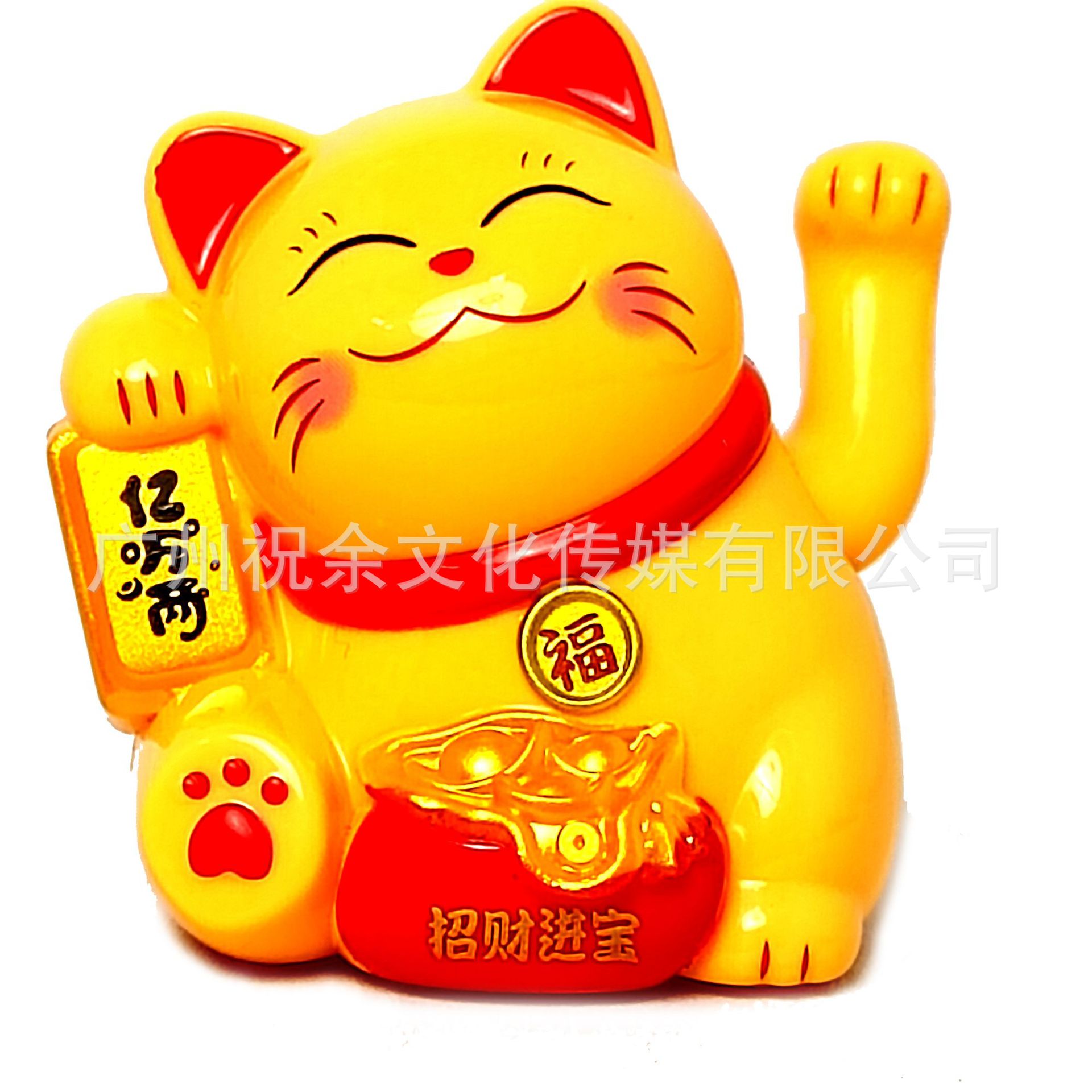 Mini adornos de la suerte para gatos y accesorios de regalo para coches de tienda de manualidades con cubiertas antipolvo