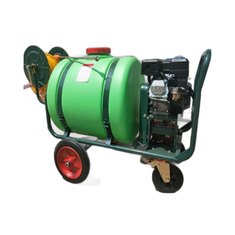 pulverizador de gasolina de empuje manual móvil pulverizador de tubería de pulverización de alta presión pulverizador de pesticidas de jardín pulverizador