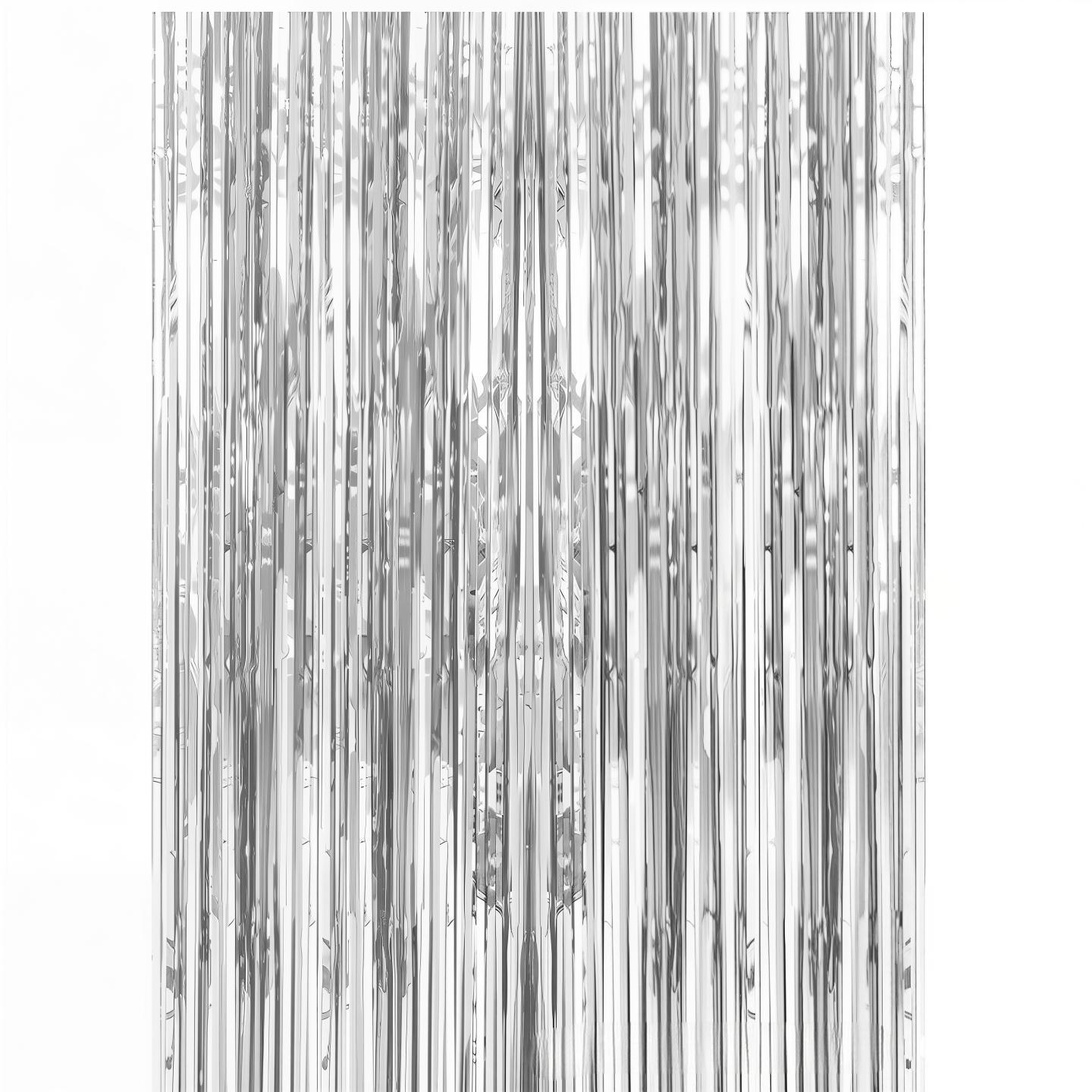 Cortina de Lluvia Decorativa de Plástico, Autoadhesiva, para Fiestas y Eventos