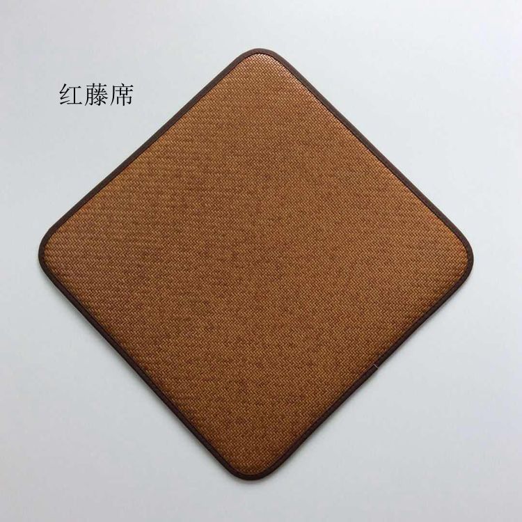 夏季凉席防滑坐垫薄款椅垫防滑办公坐垫学生凳垫电脑椅子垫餐新品