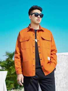 W6022 | Tide Brand большой размер мужская одежда Fat Man Spring New Lyk Button Rabing Рабочие летающая куртка свободная куртка мужчина