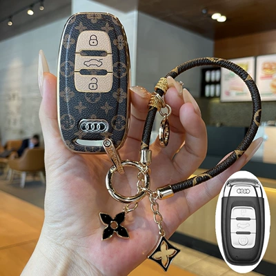 Car key bag, Suitable for Audi A6L Key - type-c-key-cover-light-luxury-long-chain
