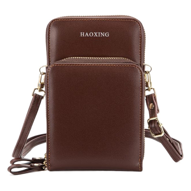Venta caliente transfronteriza bolso de los hombres bolso de hombro multi-funcional deportes al aire libre Satchel moda vertical bolso del teléfono móvil