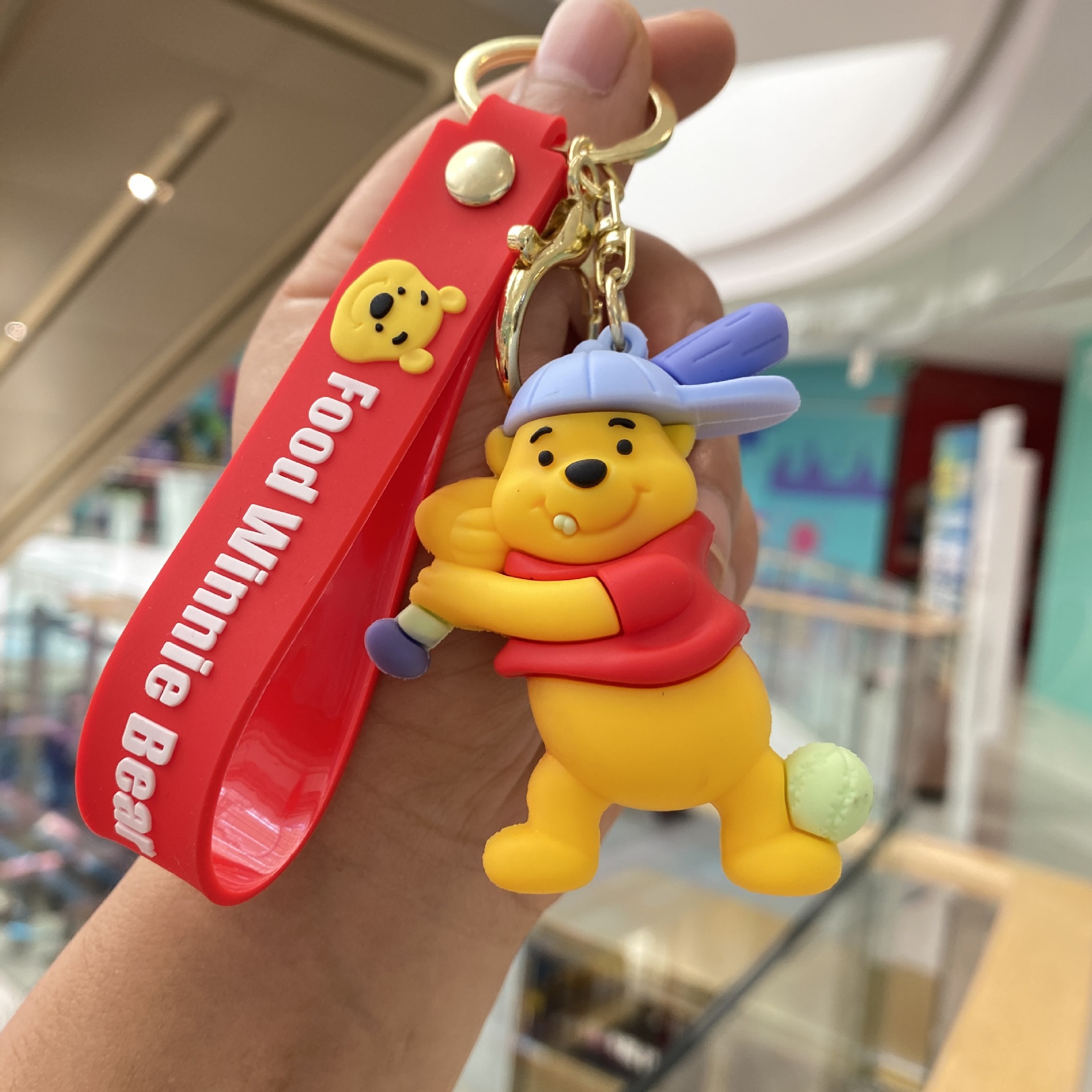 Llavero Winnie the Pooh-Béisbol