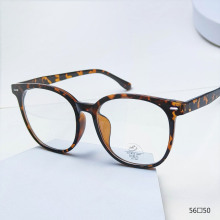 新款大框素颜防蓝光光学镜可配近视批发男女圆形复古TR90眼镜框