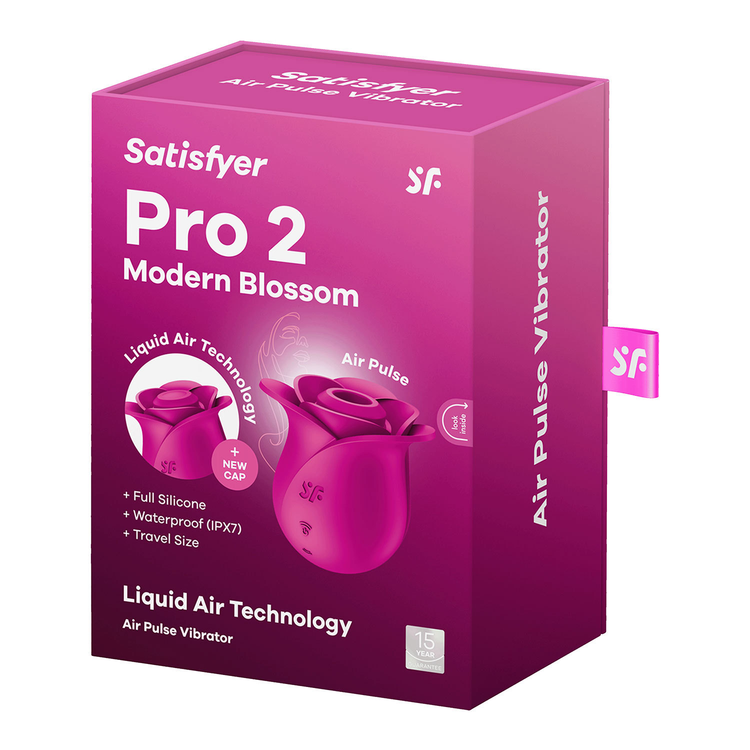 Satisfyer Pro 2 Classic/Modern Blossom chupar el pulso de aire vibrador rosa