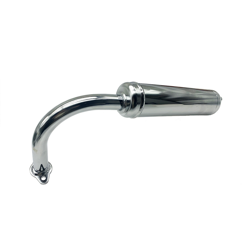 Mini Bicycle Accessories Two-Stroke Engine 49Cc 60Cc 80Cc Exhaust Pipe Silencer Smoke Pipe Iron Exhaust