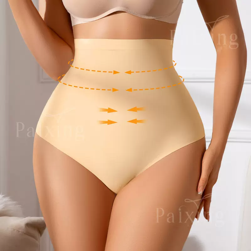 性感T型美臀高腰大码强力收腹产后束腰内裤 一片式无痕女士塑身裤