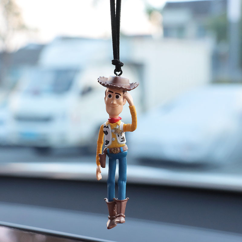 Cross-Border Scarecrow, Totoro, Buzz Lightyear Umbrella, Cute Ghost Car Decoration Supplies, Car Pendant, Decorative Pendant