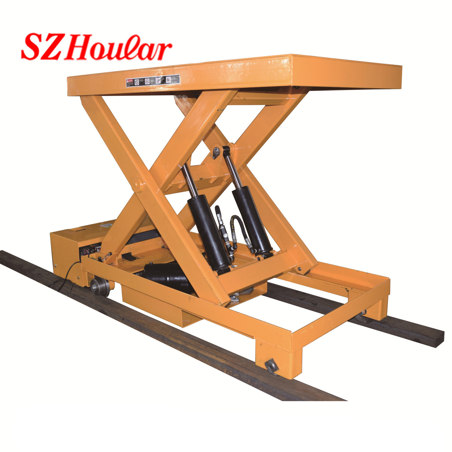 固定电动液压平台大吨位升降机1吨剪叉式自动卸货平台大物流平台