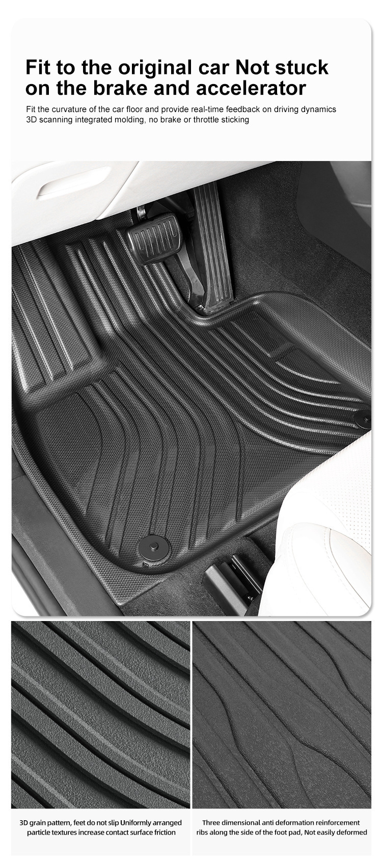 Suitable for 09-14 Prius Prius 30 Car Floor Mats Right-Hand Drive Tpe Fully Environmentally Friendly Trunk Mat Cross-Border