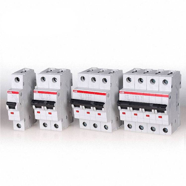 ABB小型断路器SH201空气开关1P 2P3P4P空开C16A20A32A63A100A家用
