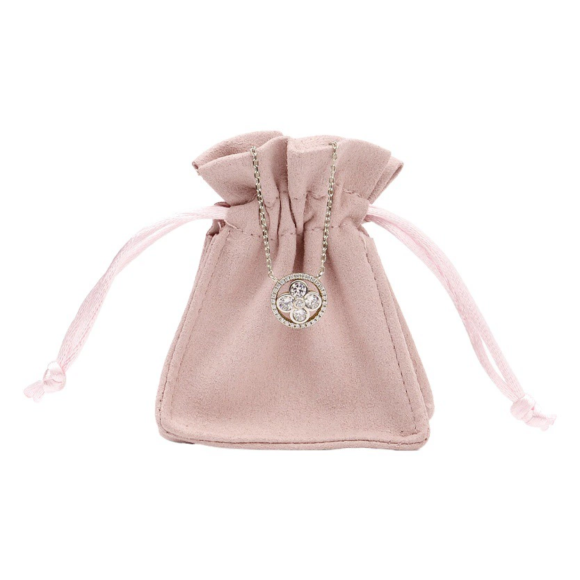 [Fanxi] новая сумка для ювелирных изделий качественная сумка для хранения ювелирных изделий из микрофибры портативная металлическая подарочная сумка для ювелирных изделий с кнопкой