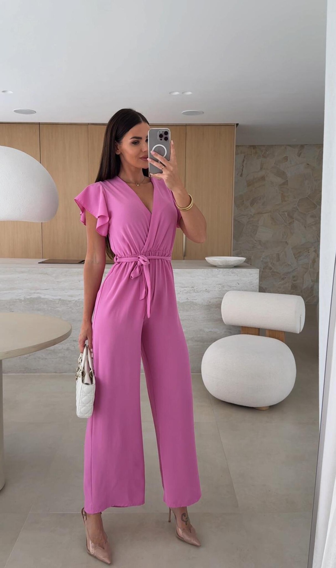 Women's Casual Office Daily Temperament Commuter Commute Style Solid Color Jumpsuits Full Length display picture 10