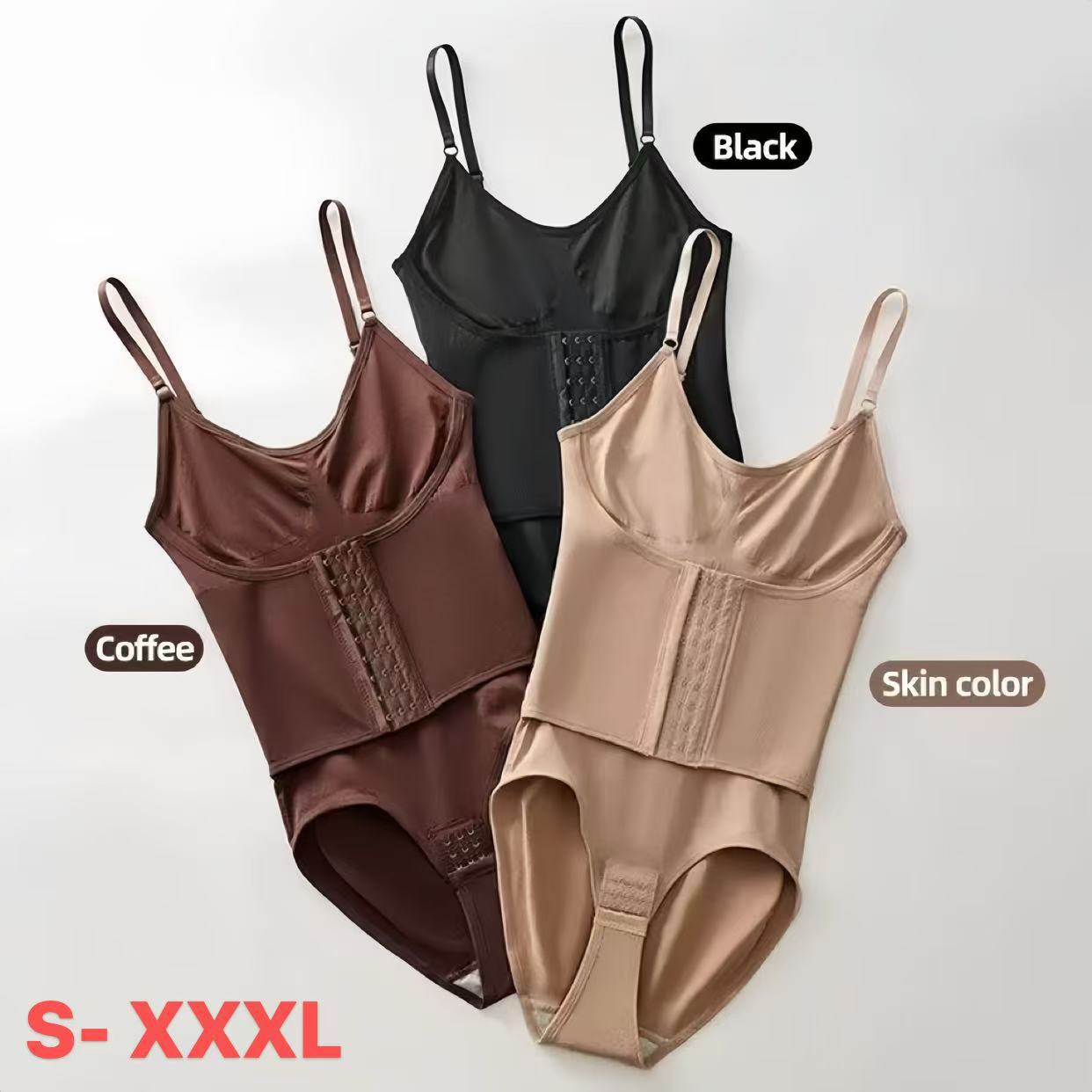Cross-Border Suspender-Breasted Strong-Bundle Body-Shaping Jumpsuit for Women, Push-Up Breast Support, Tummy Control, Butt Lift, Body-Shaping Clothing, Waist-Cinching Underwear