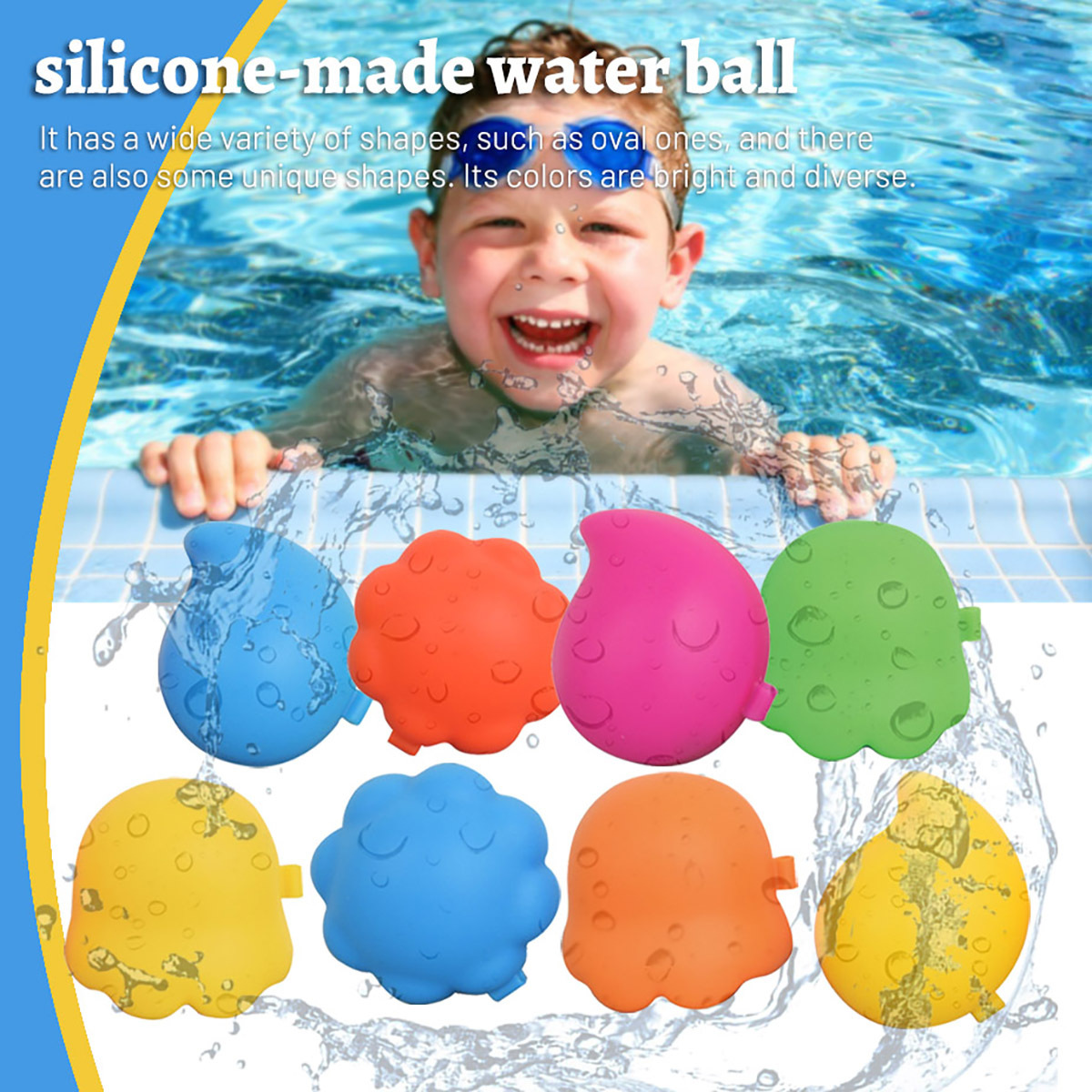 Cross-border Children's Water Polo Water Bomb Fletable Reusable Silicone Toys Adult Water Games Outdoor Activities