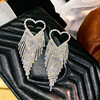 Universal silver needle, fashionable earrings, silver 925 sample, internet celebrity