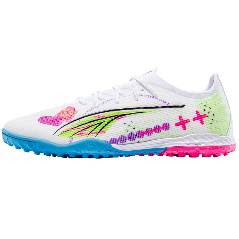 Nuevos zapatos de fútbol transfronterizos para hombres competición profesional AG zapatos de fútbol de clavos largos entrenamiento juvenil TF clavos de fútbol deportivo