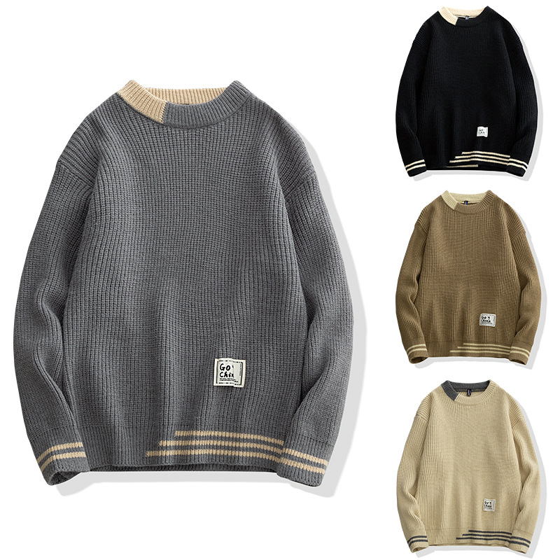 2022 autumn and winter new sweater men's...