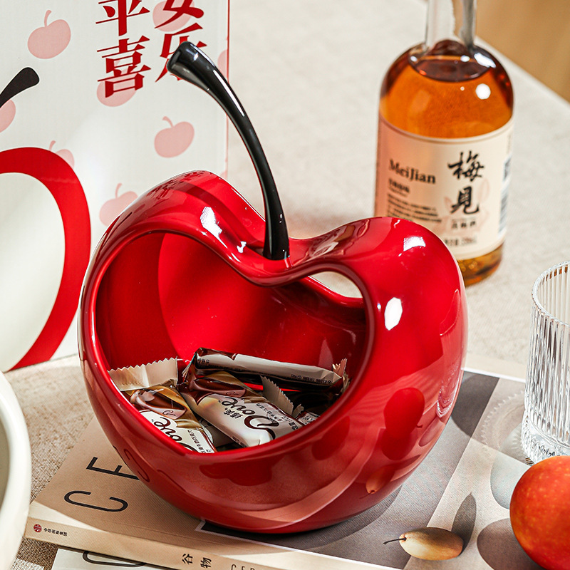 Ping'an Xile ホームリビングルームフルーツプレート新築祝い結婚祝いフルーツバスケットシンプルクリエイティブコーヒーテーブルスナックプレート|undefined