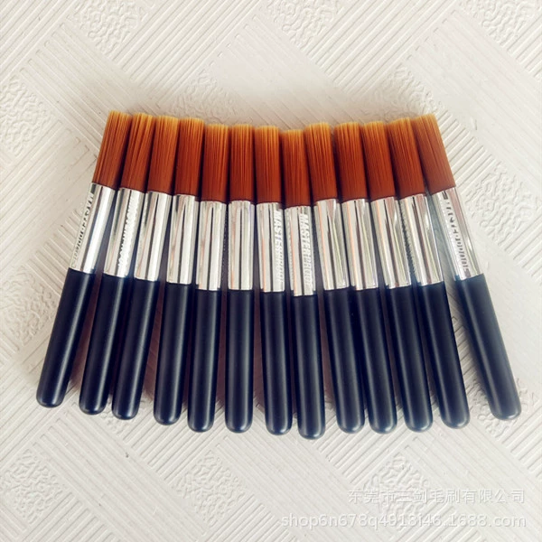 Щетка для чистки кофемолки с деревянной ручкой, щетка из щетины кабана, хороший помощник для чистки кофемолки, легко хранить.