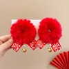 Children's hairgrip with bow, cute hair accessory, hairpins, Chinese style