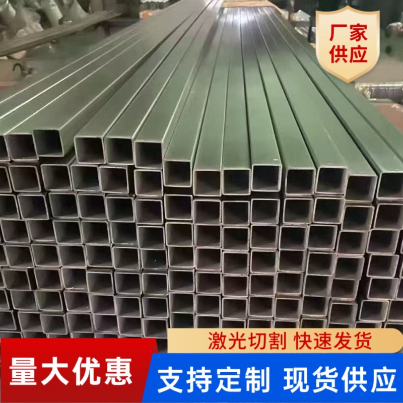 现货供应304/316l不锈钢工业方管 建筑幕墙直角管不锈钢方通加工