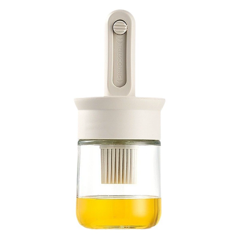 Кухонная термостойкая силиконовая масляная щетка бутылка интегрированное стеклянное масло выдвижная пищевая выпечка барбекю щетка