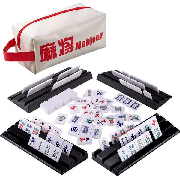 Outdoor Portable Mahjong Tiles for Home Use, Travel, Camping, Hand-Cranked Mahjong, Chinese Mahjong Wholesale