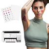 Used for inkjet printer, temporary tattoo paper 8.5 "x11" DIY personalized skin image