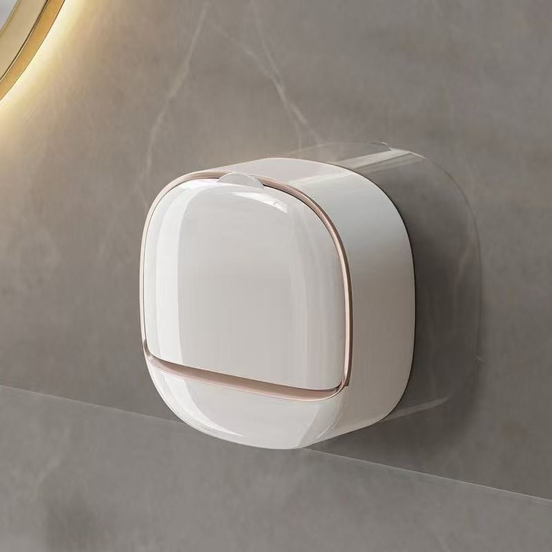特価の美しい水たまり石鹸箱の壁掛け式の軽い贅沢石鹸棚は穴を開けない石鹸箱の洗濯石鹸収納箱です。|undefined