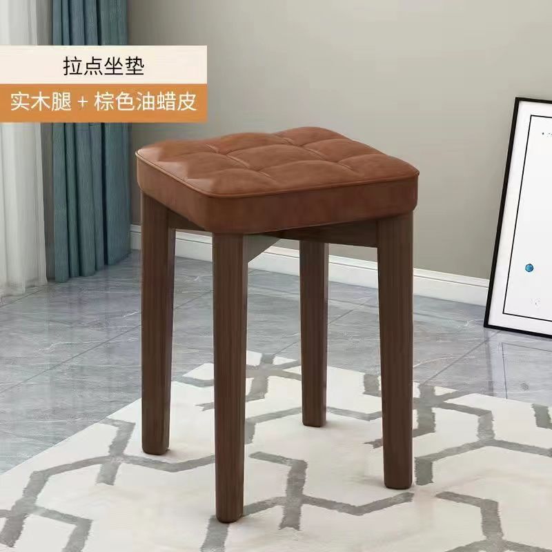 [월넛 컬러] 브라운 오일 왁스 가죽 나인 그리드
