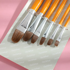 Cross-border Van Gogh Brush Set Van Gogh 826 Wolf Hair Oil Brush Gouache Watercolor Acrylic Brush Set