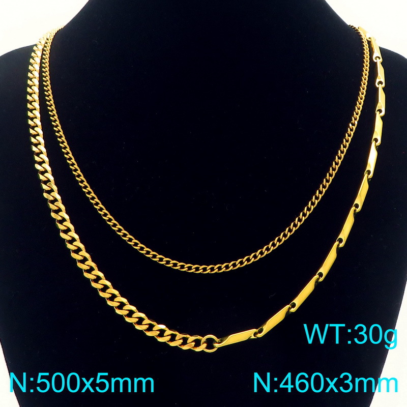 Cuban Multi-layered Necklace For Men Unique Hip-hop Chain Style_voghion.com