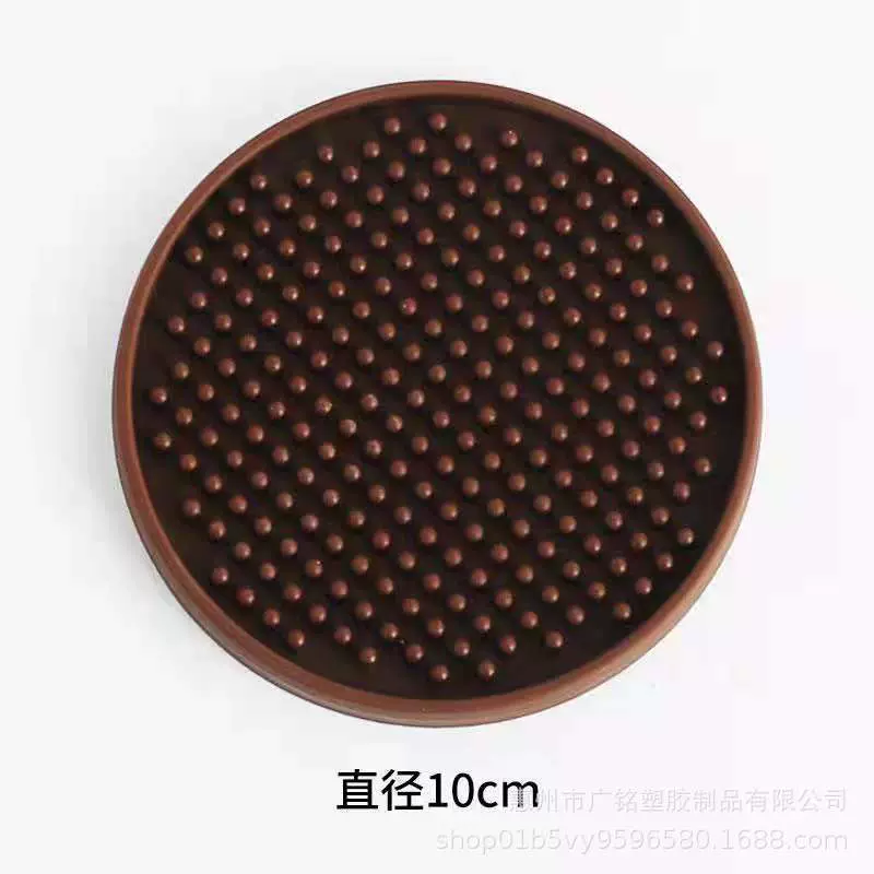 现货圆形加厚pvc杯垫10cm隔热茶杯垫