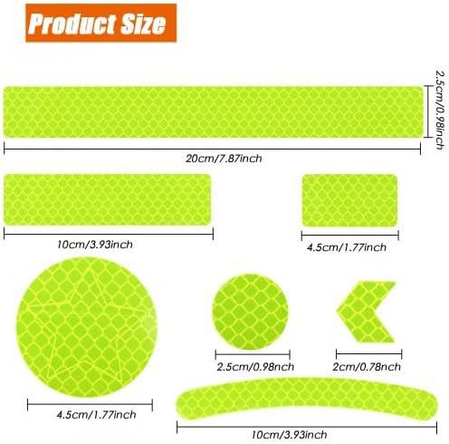 Bicycle Motorcycle Fluorescence Reflective Sticker Safety Label_voghion.com