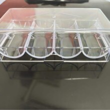 43mm筹码盒跨境供应批发现货大量筹码铝箱套装亚马逊扑克筹码收纳