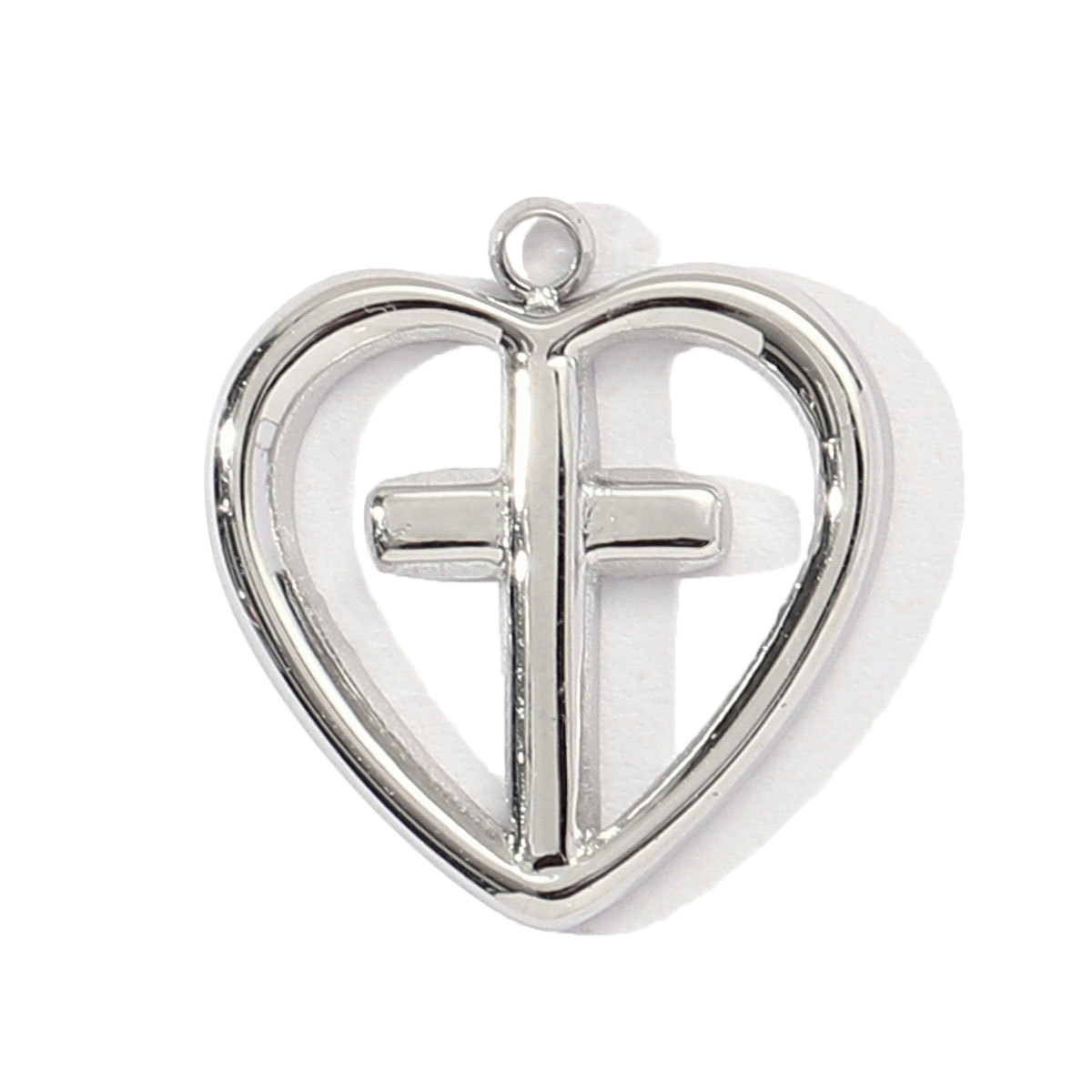 6g Weight Pendant Jewelry Making Type 15*17mm, 18 * 20mm, 18 * 24mm Jewelry Making Size Rhinestones Inlay Material DIY Ornament Accessories Classification 3 PCS/Package Quantity 304 Stainless Steel Material Cross, Angel, Heart Shape, Flower, Shell Pattern All Seasons Season Polished Finish Inlay Design IG Style, Modern Style Style 3 PCS/Package 15*17mm 18 * 20mm 18 * 24mm 304 Stainless Steel Rhinestones Cross Angel Heart Shape Polished Pendant DIY Ornament Accessories 4