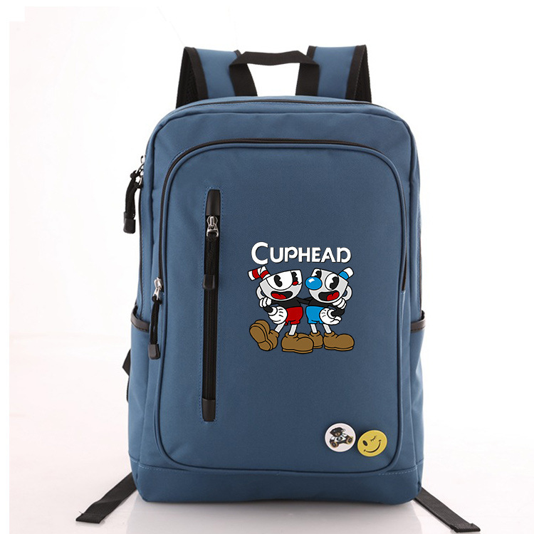 Game Cuphead Adventures School Bags for Teenagers Laptop Backpack Boys Girls Students Casual Bookbag