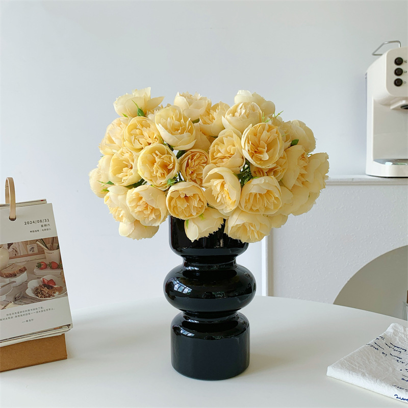 노란색 두 묶음 + 검은색 원형 병