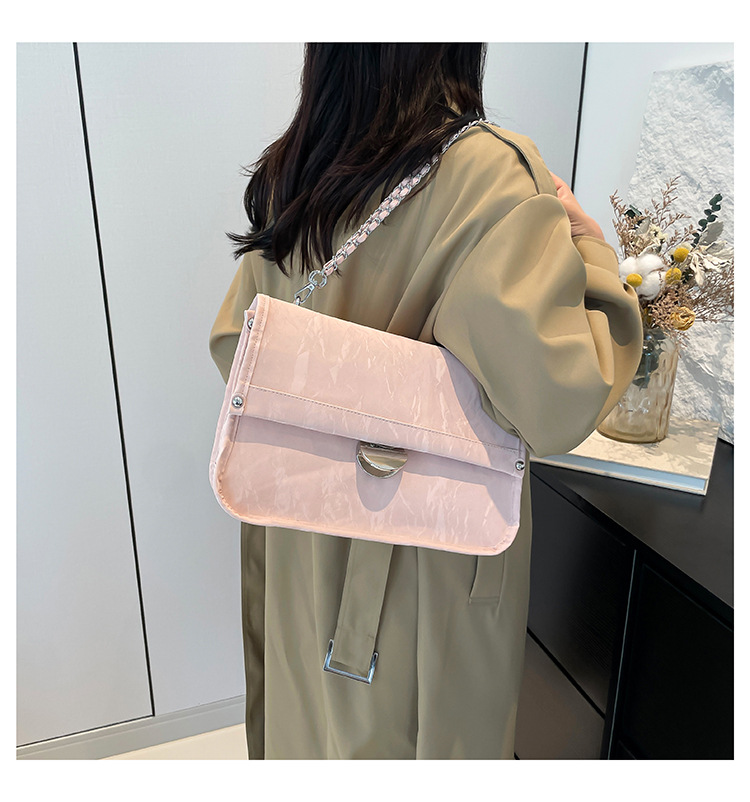 Lille niche med stor kapacitet til kvinder 2024 ny afslappet kædearmhuletaske, moderigtig og alsidig enkelt skulder_voghion.com