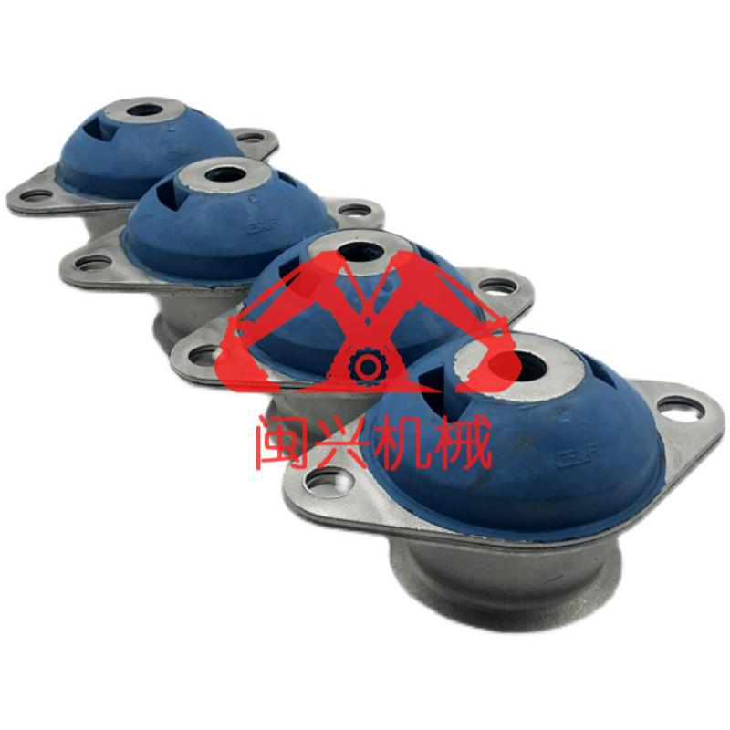 适用挖掘机配件斗山DH80-7发动机土豪金机脚胶减震胶机脚垫缓冲垫