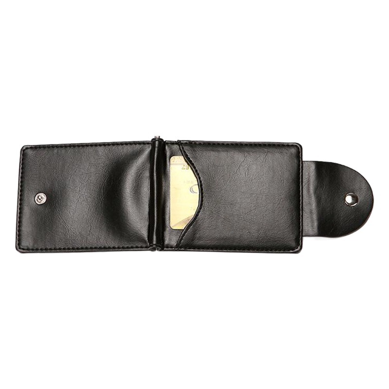Cross-Border Men's Wallets, Fashionable Wallets, Creative Card Holders, Men's Work Id Flip Buckles, Dollar Clips Wholesale