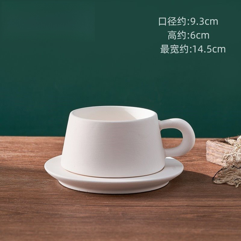景徳鎮無地カップ陶器 diy 手作り釉下色白胚塗装マグカップ手描き高白粘土無地カップ|undefined