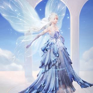 Infinite Warmth Cosplay Butterfly Island Wind Attack Butterfly Wing Wind Spin Cosplay Costume Set with Butterfly Shadow Illusion Cosplay Outfit