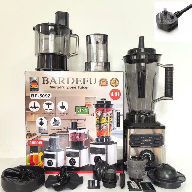 跨境不锈钢大功率纯铜搅拌机家用绞肉碎冰破壁榨汁机8in1blender|undefined