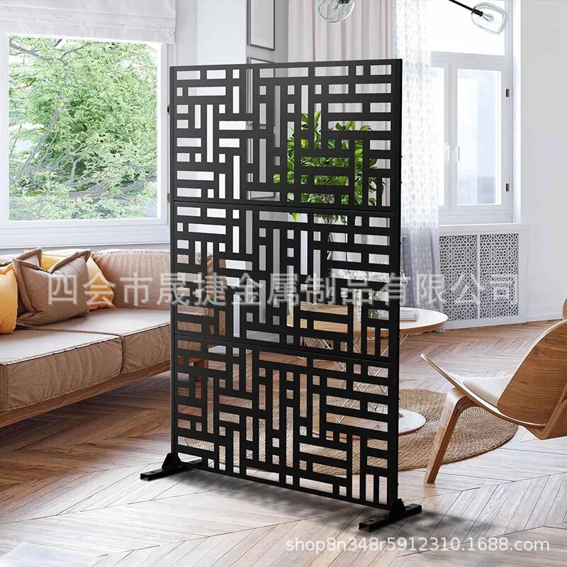 Shengjie Aluminum Carved Partition Privacy Wall Partition Outdoor Decorative Laser-Cut Metal Panel Folding Screen Shengjie Aluminum Carved Partition Privacy Wall Partition Outdoor Decorative Laser-Cut Metal Panel Folding Screen
