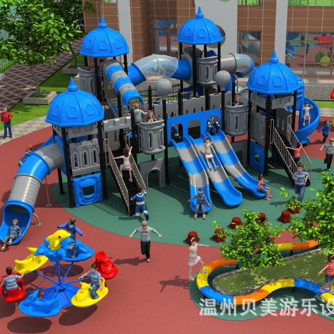 Kindergarten Slide Outdoor Large Slide Park Unpowered Amusement Equipment Children's Community Amusement Facilities Slide
