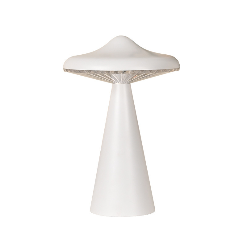 UFO transfronterizo atmósfera luz nocturna USB recargable regalo decoración cabezal de cama dormitorio barra creativa toque luz platillos voladores