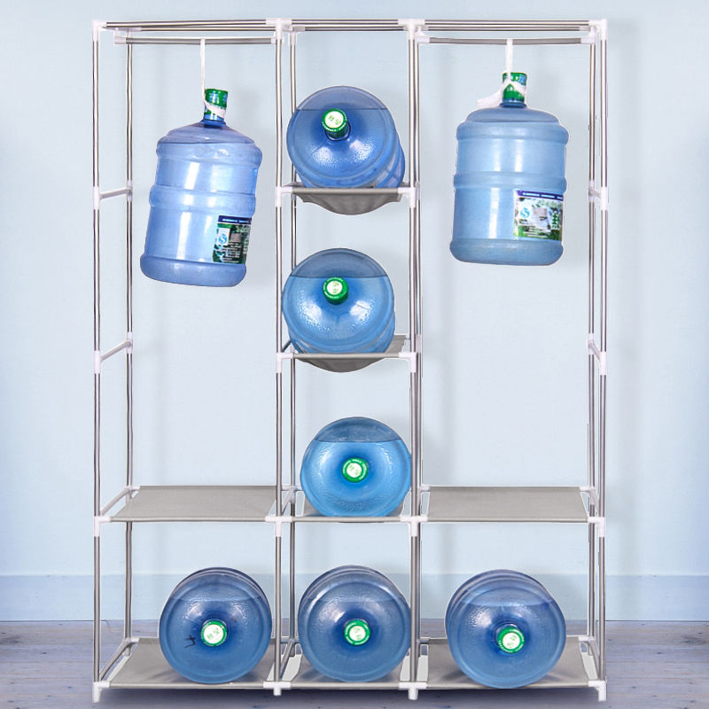 armario simple armario de tela de dormitorio doméstico armario de alquiler reforzado grueso moderno simple tubo de acero almacenar ropa caballo pequeño